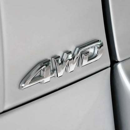 Car Metal Badge Sticker 4wd