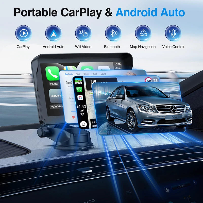 Wireless Carplay Android Auto 4.3inch/7Inch