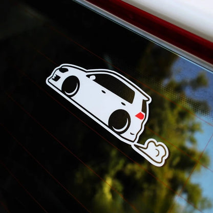 I Love My VW Cartoon Car Stickers f