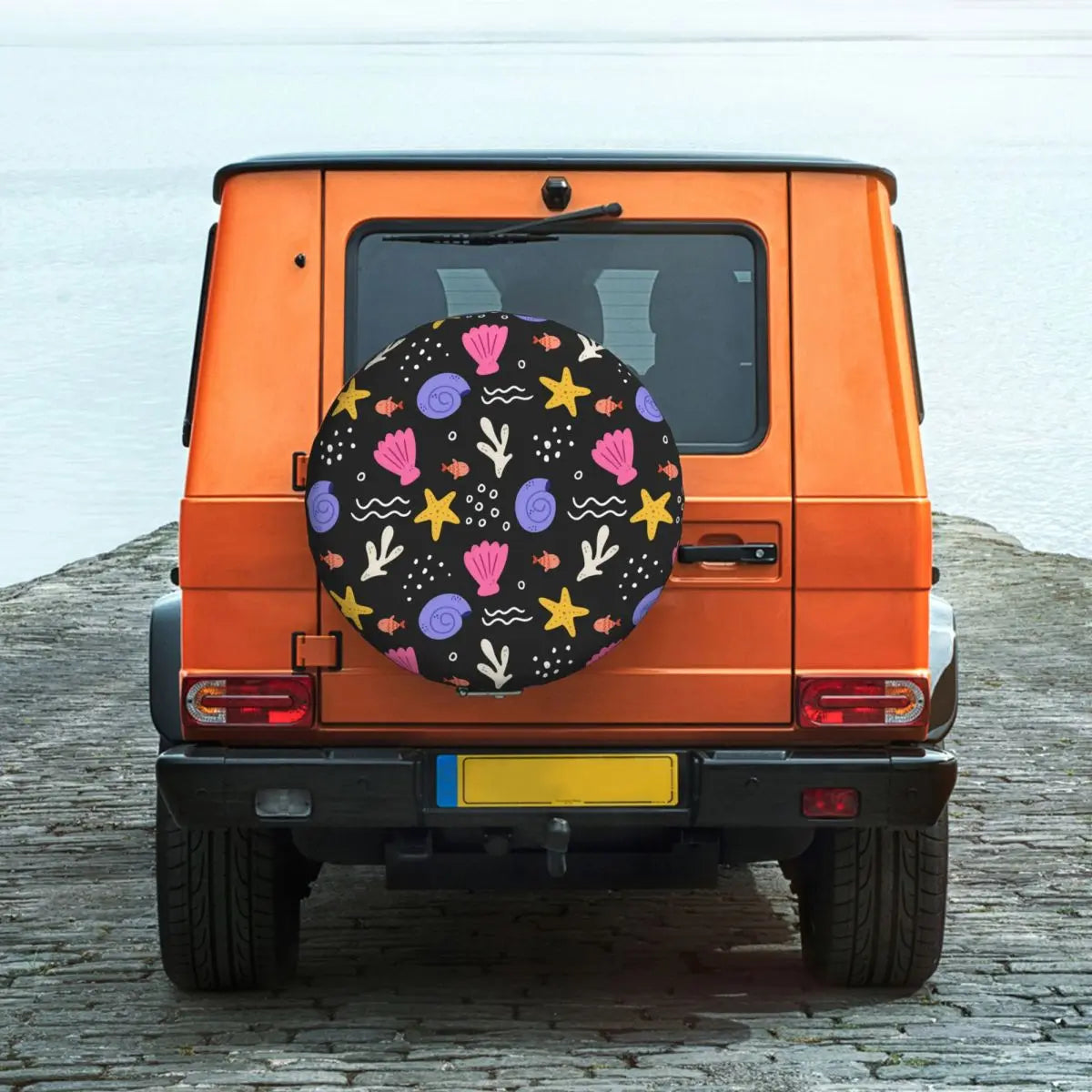 Sea Shells Starfish Spare Tire Cover for Jeep