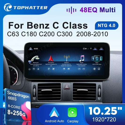 Car Radio For Mercedes Benz W204 C Class