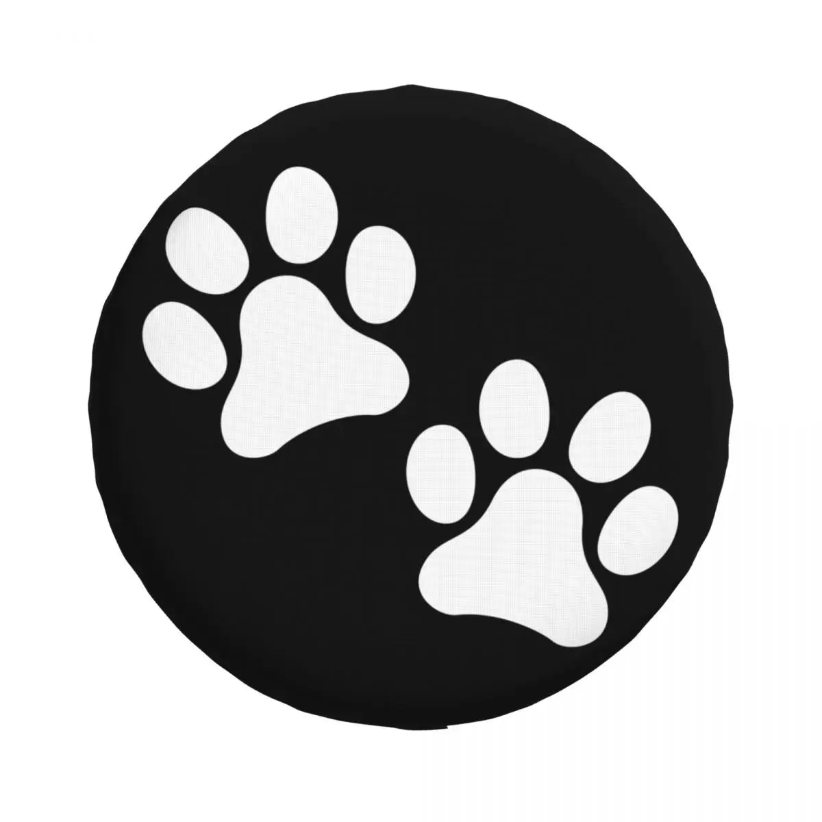 Dog Pet Foot Mark Spare Tire Cover