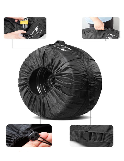 Car Spare Tire Cover Case Polyester