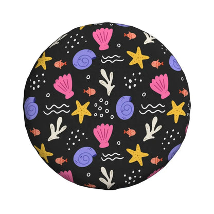 Sea Shells Starfish Spare Tire Cover for Jeep